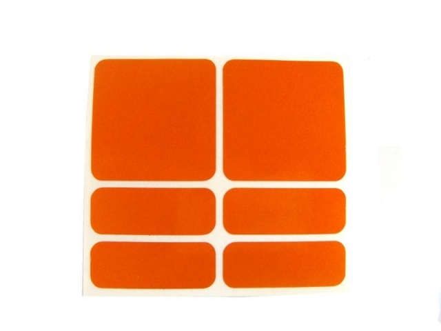 samolepka reflexní SHAMAN oranžová-6ks